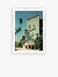 Beverly Hills Hotel Los Angeles Framed Print, 71 x 50cm, Green/Blue