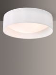 Där Nysa LED Semi Flush Ceiling Light, 40cm, White