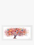 John Lewis Sara Otter 'Tree Of Hearts' Framed Print, 56 x 111cm, Pink/Multi