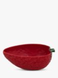 Bordallo Pinheiro Strawberry Earthenware Serving Bowl, 22cm, Red