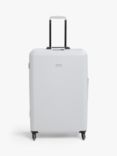 John Lewis Atlanta 78cm 4-Wheel Lightweight Large Suitcase, Grey