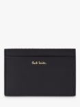 Paul Smith Multi Stripe Leather Cardholder, Black/Multi