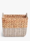 John Lewis Water Hyacinth and Paper Rope Storage Basket