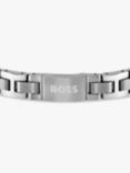 BOSS Men's Logo H-Link Bracelet