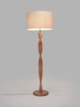 John Lewis Twirl Floor Lamp, Oak
