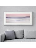 Lynne Douglas - 'Silver Sands' Framed Print & Mount, 49.5 x 104.5cm, Pink