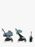 BABYZEN YOYO² Chassis, Bassinet & Colour Pack Bundle, Black/Aqua