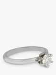 Kojis 14ct White Gold Solitaire Diamond Second Hand Ring, Dated 2000
