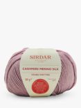 Sirdar Cashmere Merino Silk DK Yarn, 50g, Lilac
