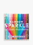 OOLY Rainbow Sparkle Glitter Markers, Pack of 15