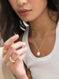 Monica Vinader Alta Textured Chain Necklace