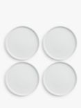 John Lewis ANYDAY Dine Flat Side Plate, Set of 4, 21.5cm, White