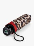 Fulton Minilite-2 Leopard Umbrella, Leopard/Red