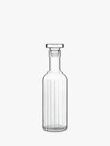 Luigi Bormioli Bach Fluted Glass Decanter, 673ml, Clear