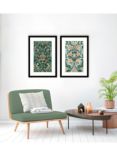 Chariklia Zarris - 'Verdant Tapestry' Framed Print & Mount, Set of 2, 63.5 x 43cm, Green