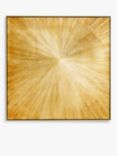 John Lewis 'Temptation' Abstract Framed Canvas Print, 100 x 100cm, Gold