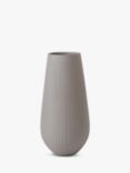 Wedgwood Jasper Folia Tall Vase, H31cm, Mink