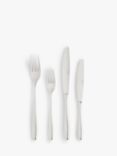 John Lewis Taper Cutlery Set, 44 Piece/6 Place Settings