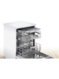 Bosch Series 6 SMS6ZCW00G Freestanding Dishwasher, White
