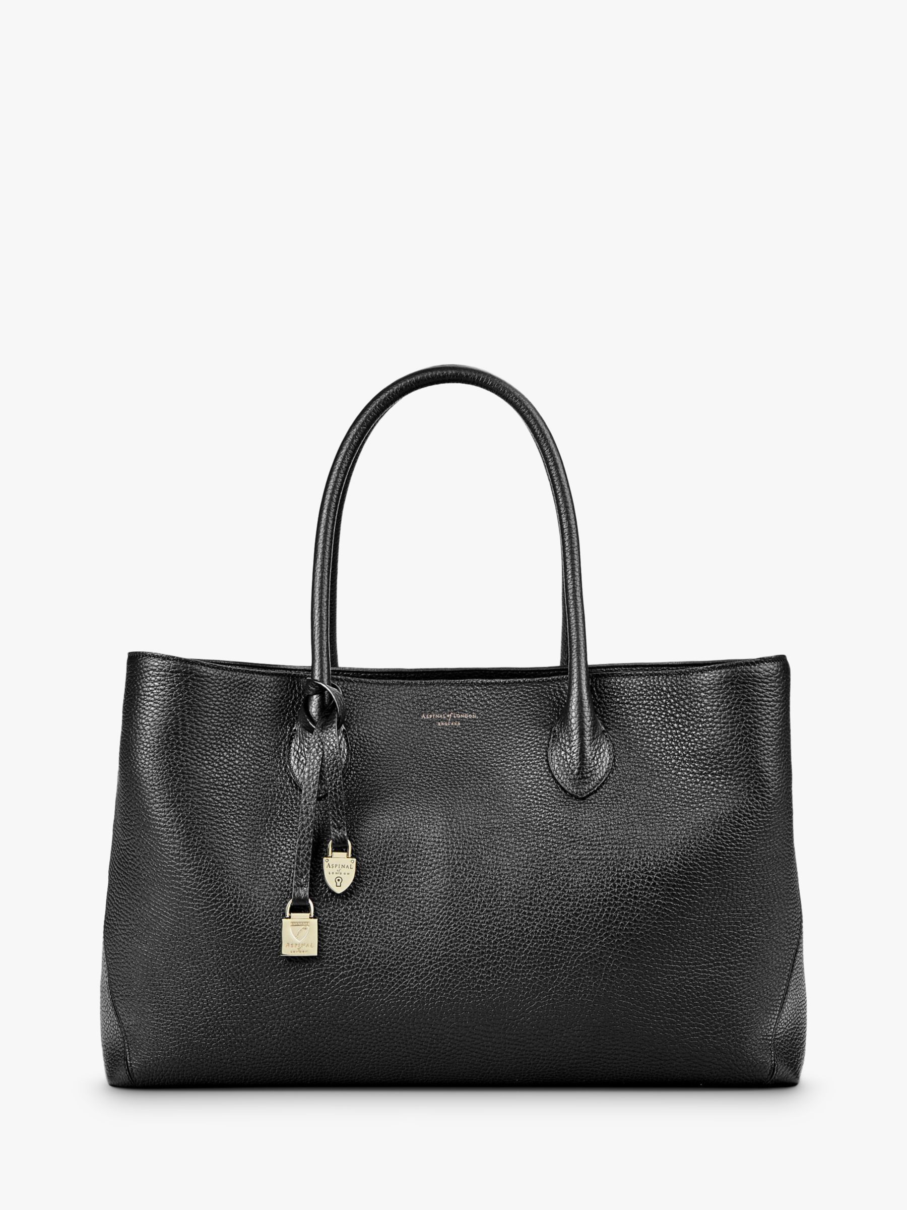 Womens Bags Tote bags Aspinal of London Leather Paris Bag in Black 