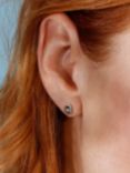 Kit Heath Coast Pebbles Small Stud Earrings, Silver