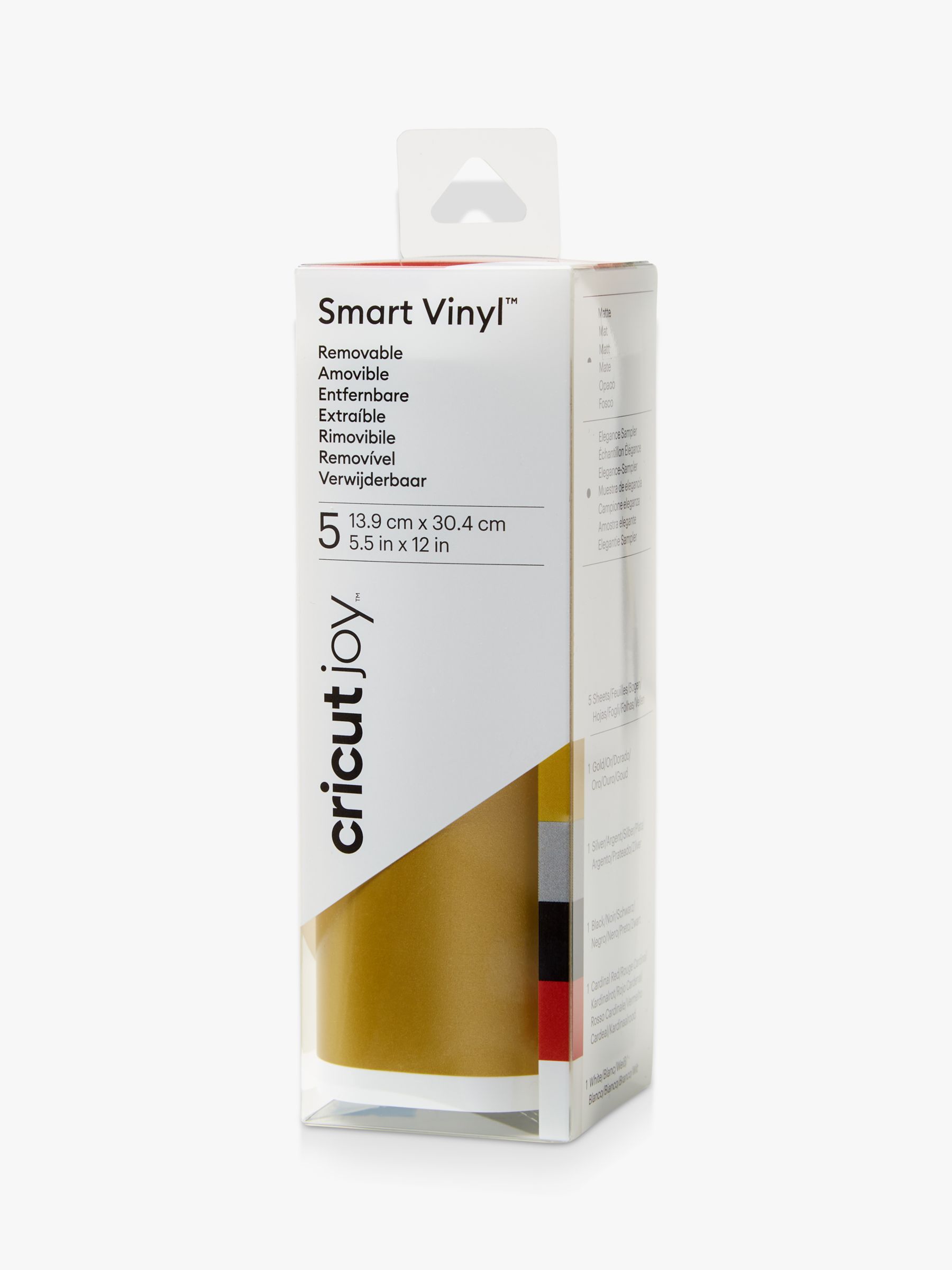 Cricut 12 ft. Smart Vinyl Shimmer Permanent, Gold