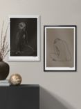 Anna Bulow - 'Flow 6' Limited Edition Framed Print, 77 x 57cm, Black