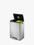 EKO Ecocasa 2 Section Recycling Pedal Bin, 2x 20L