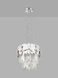 Impex Celine Crystal Glass Ceiling Light, Medium