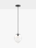 Impex Zoe Ceiling Light, Clear