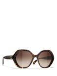 CHANEL Irregular Sunglasses CH5451 Shiny Tortoise/Brown Gradient