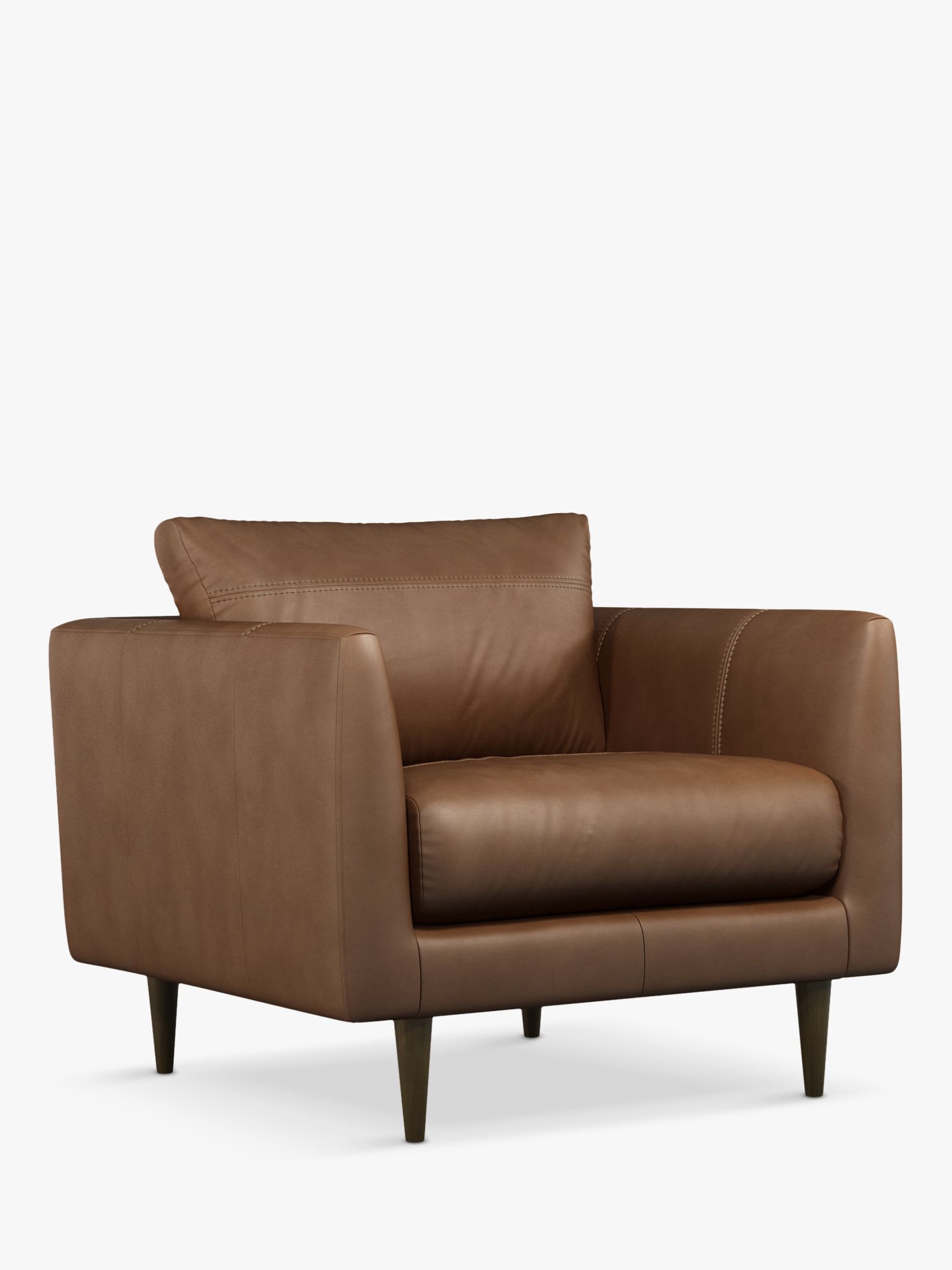 John Lewis + Swoon Latimer Leather Armchair