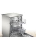 Bosch Series 2 SMS2ITI41G Freestanding Dishwasher, Silver