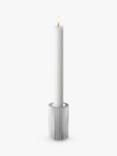 Georg Jensen Bernadotte Stainless Steel Tealight & Tapered Candle Holder, Silver