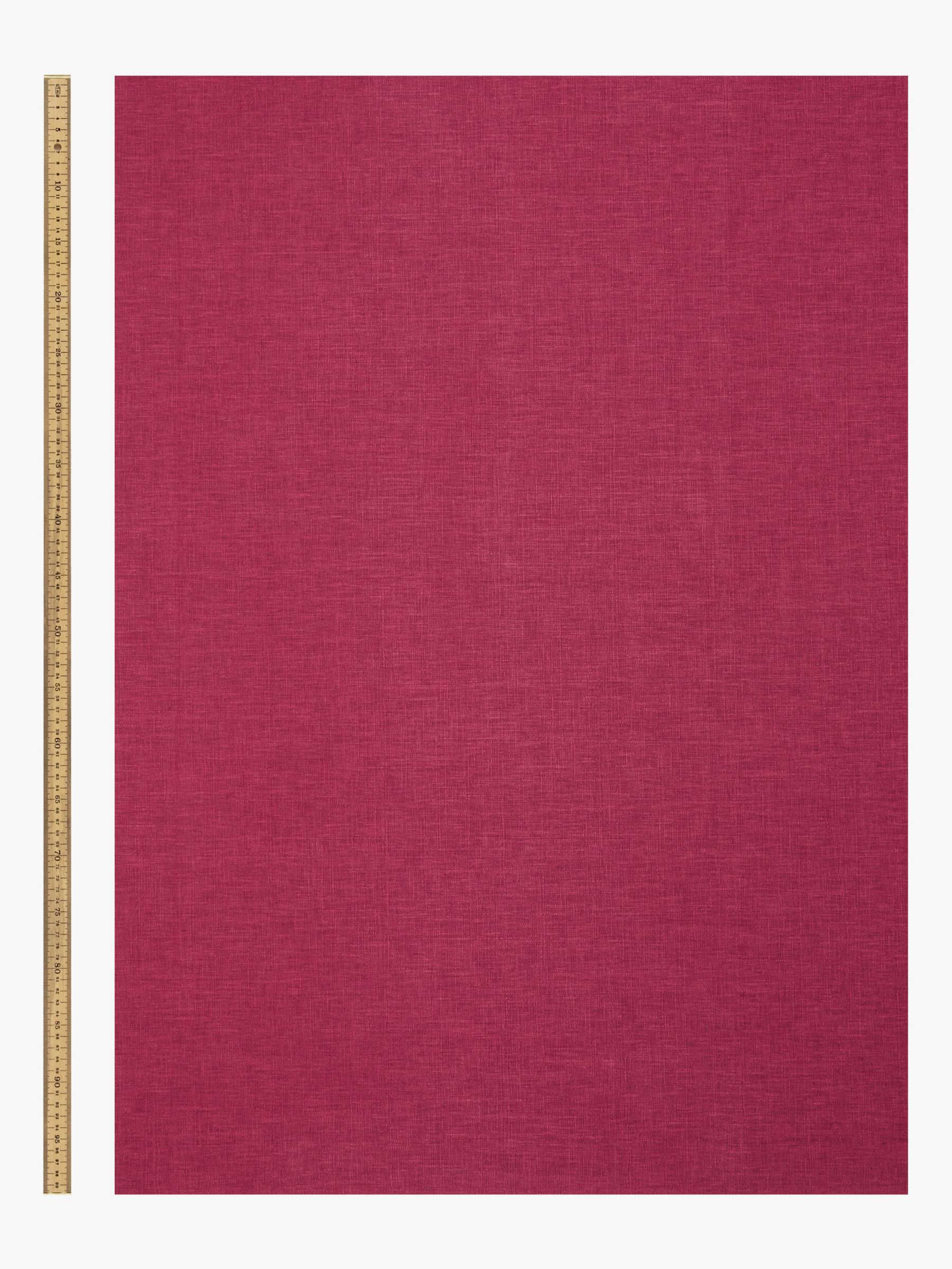 John Lewis Cotton Blend Furnishing Fabric, Raspberry