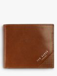 Ted Baker Prug Leather Bifold Wallet, Brown