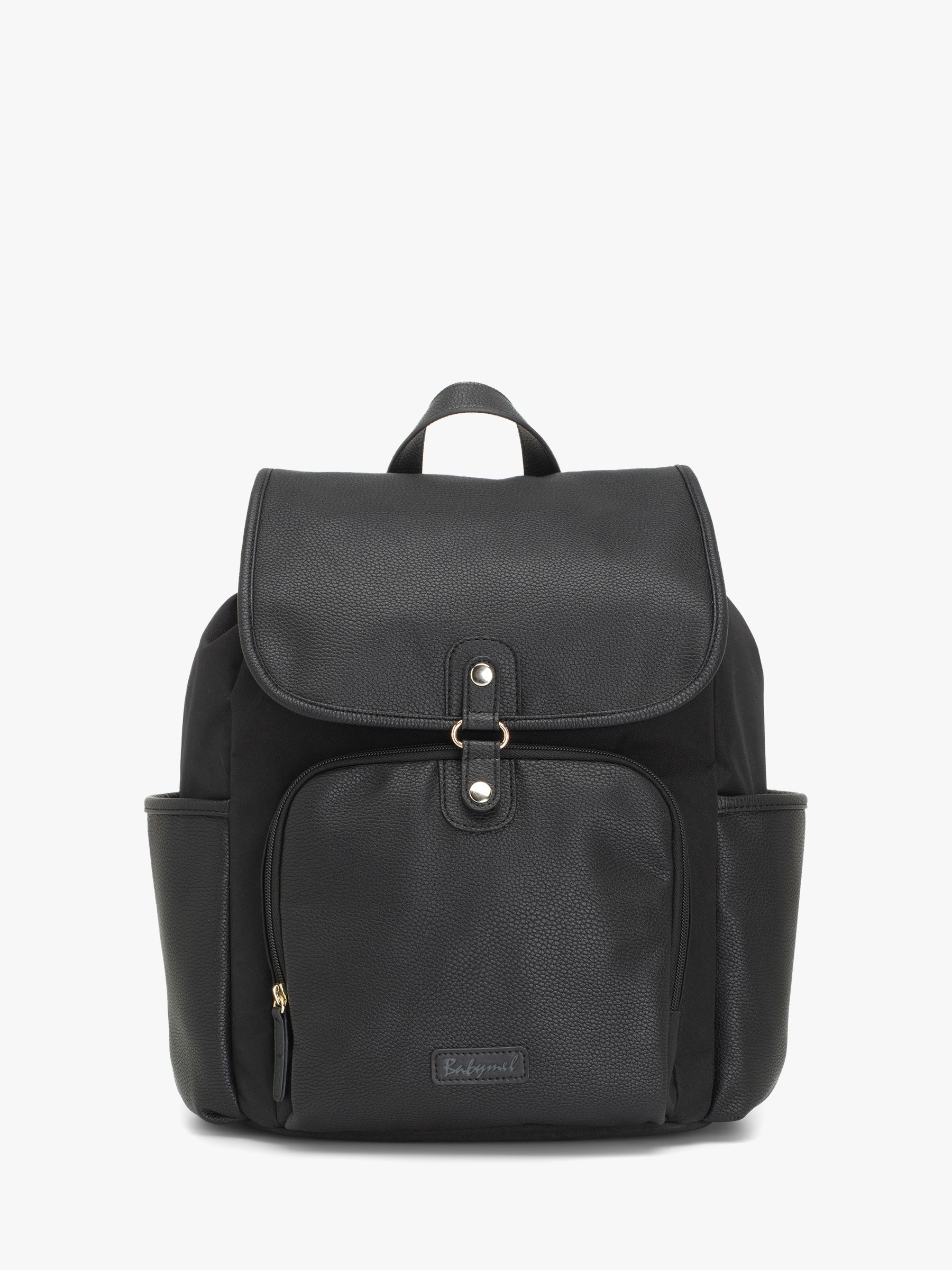 Babymel Freddie Backpack Changing Bag, Black