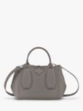 Longchamp Roseau Small Leather Top Handle Bag, Turtledove