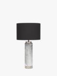 Pacific Tall Mable Effect Table Lamp, Grey