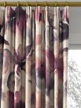 Harlequin Flores Made to Measure Curtains or Roman Blind, Damson/Viola/Blush