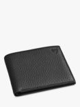Aspinal of London 8 Card Billfold Pebble Leather Billfold Wallet