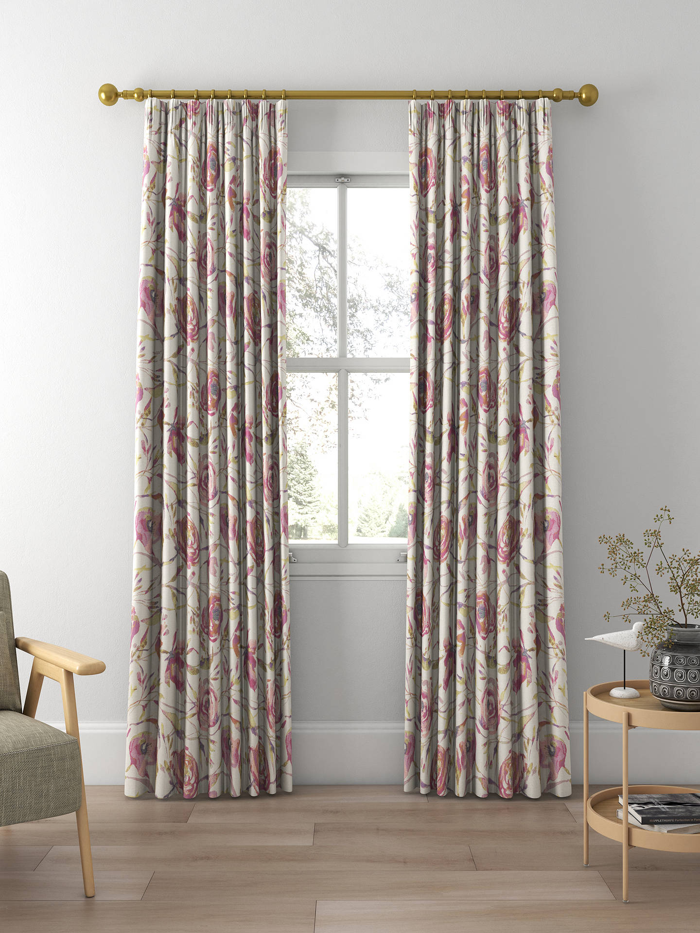 Voyage Meerwood Made to Measure Curtains, Lilac