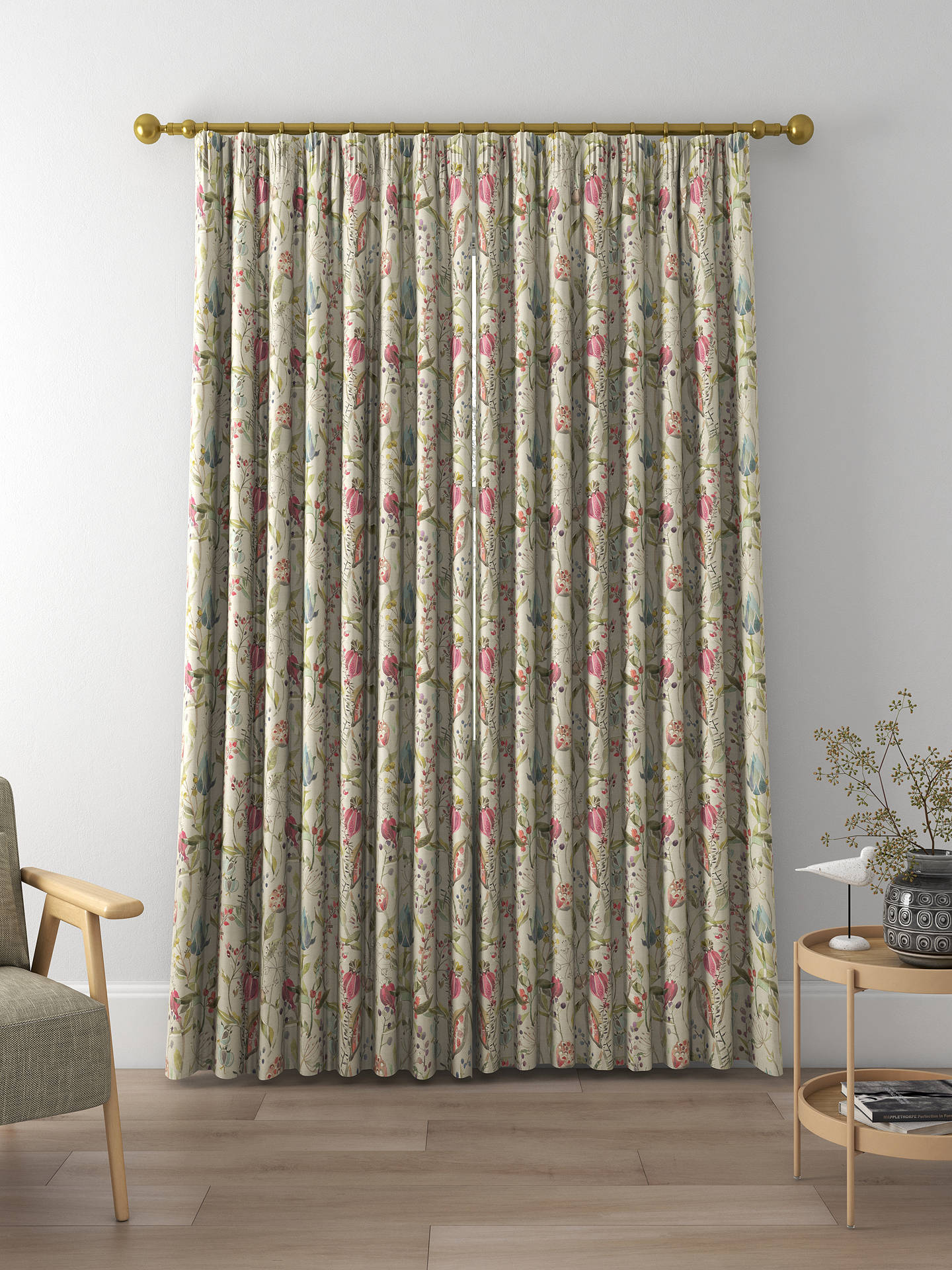 Voyage Kelston Made to Measure Curtains, Sorbet Linen
