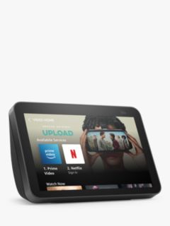 Amazon Echo Show 8 (2nd Gen) Smart Speaker with 8" Screen & Alexa Voice Recognition & Control, Charcoal