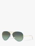 Ray-Ban RB3025JM Unisex Aviator Sunglasses