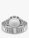 BOSS Men's Admiral Chronograph Date Bracelet Strap Watch, Silver/Blue 1513907