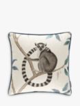 Sanderson Lemur Cushion, Blue