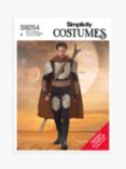 Simplicity Men and Boys' Armour Costume Sewing Pattern, S9254, A