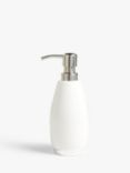 John Lewis White Ceramic Soap Pump