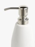 John Lewis White Ceramic Soap Pump